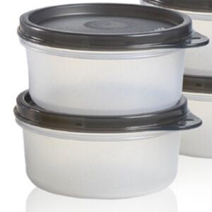 Tupperware Serving Cups Bowl Containers 4pc Set